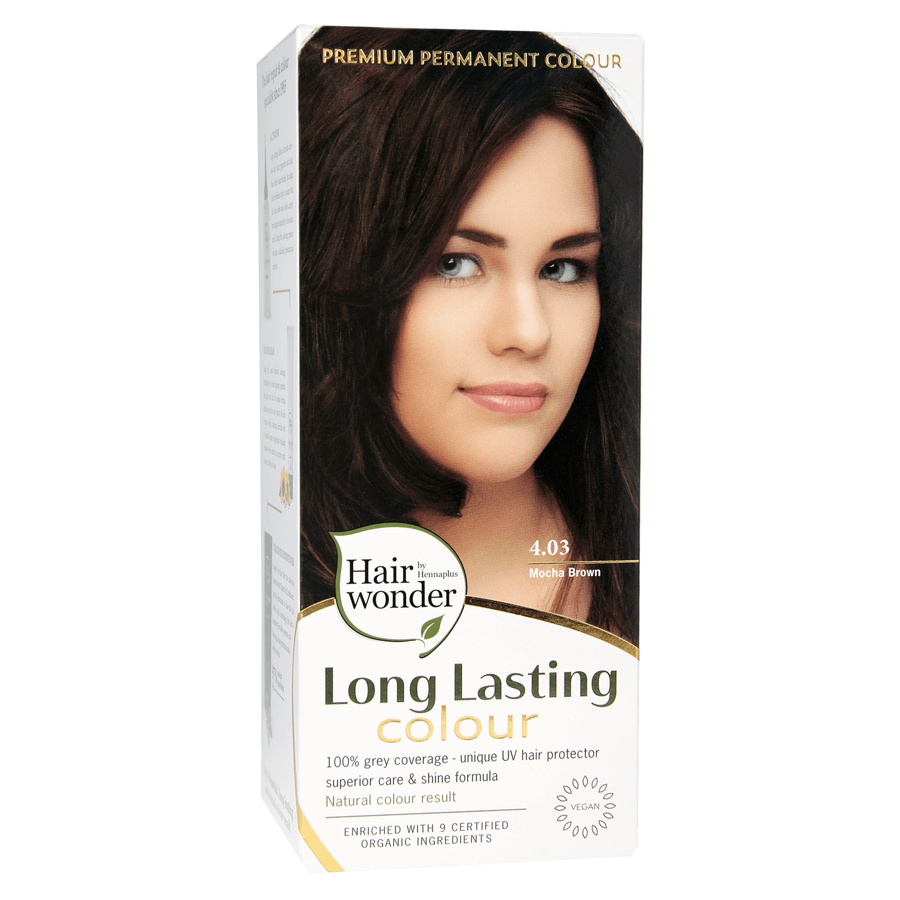 Henna Plus Long Lasting Colour juuksevärv 4.03 mocha brown