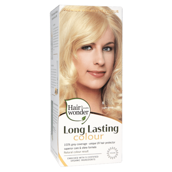 Henna Plus Long Lasting Colour juuksevärv 8 light blond - Image 2