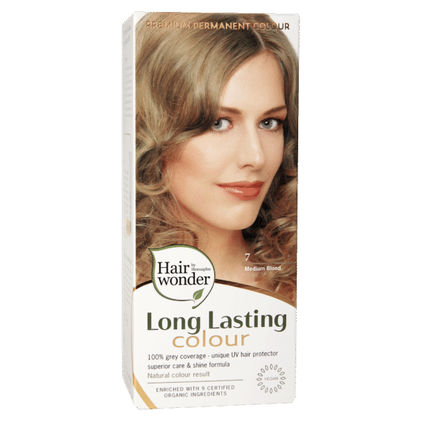 Henna Plus Long Lasting Colour juuksevärv 7 medium blond - Image 2