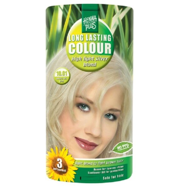 Henna Plus Long Lasting Colour juuksevärv 10.01 highlight silver blond