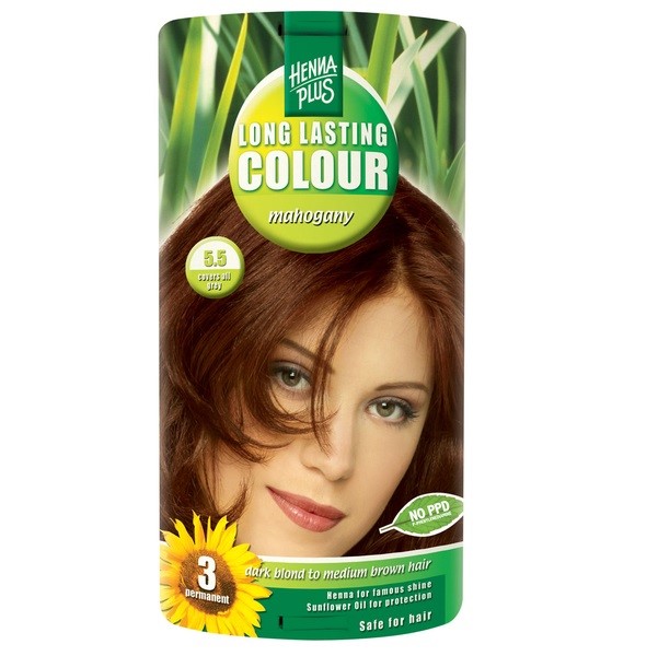 Henna Plus Long Lasting Colour juuksevärv 5.5 mahagony - Image 2