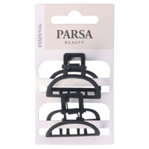 Parsa Beauty Juukseklamber must 2tk 04718