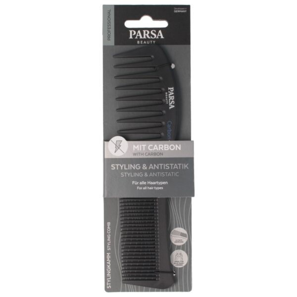 Parsa Beauty Süsinikkiududest antistaatiline kamm 05082