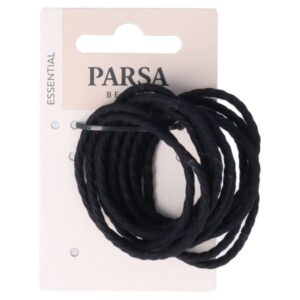 Parsa Beauty Juuksekummid must 12tk 05997