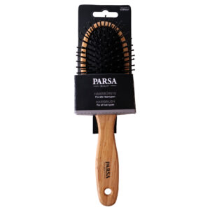 Parsa Beauty puidust juuksehari plastikharjastega 62790