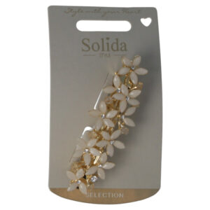 Solida Juukseklamber lilledega 85653