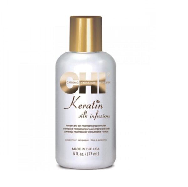 Chi Keratin Silk Infusion seerum kahjustatud juustele 177 ml