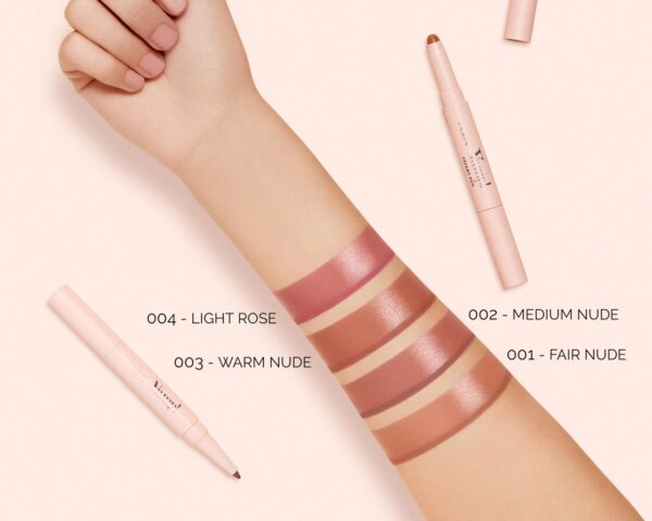 Pupa Huulepulk-pliiats Vamp! Creamy Duo 004 Light Rose - Image 3