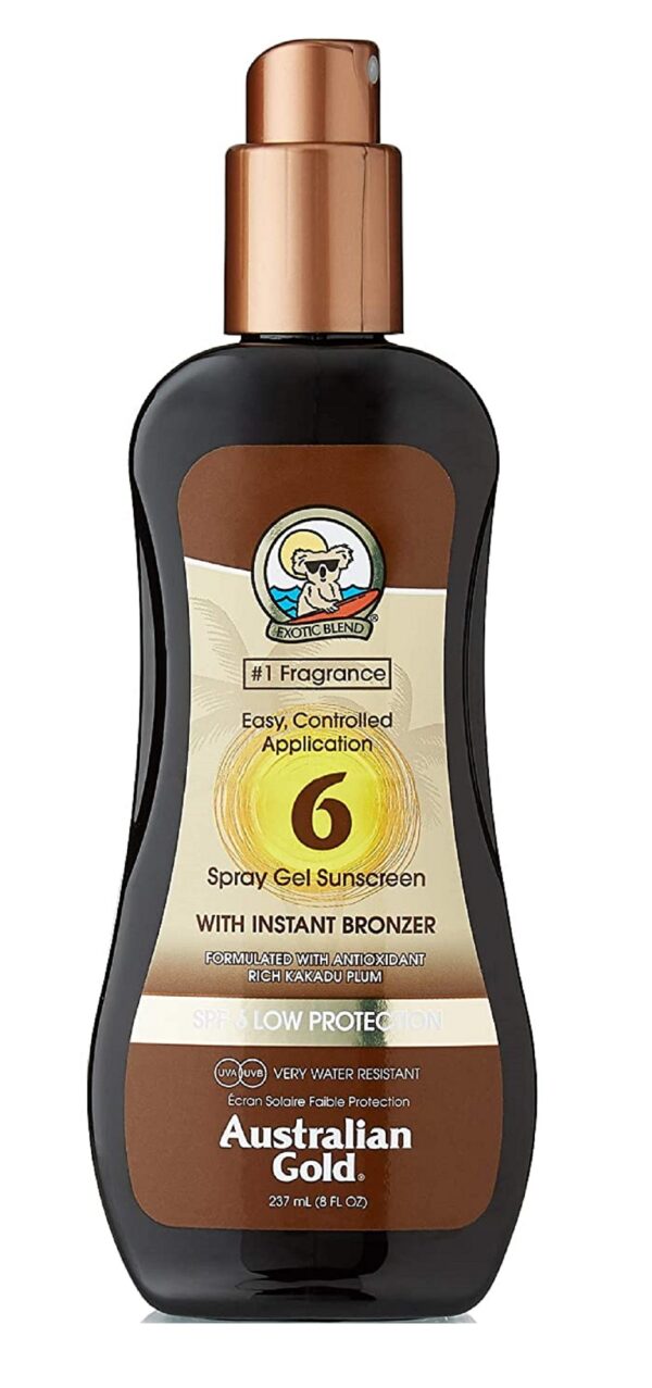 Australian Gold SPF 6 Spray Gel with Bronzer  päikesekaitsesprei 237ml - Image 2