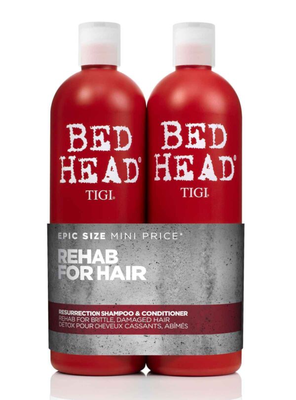Tigi Bed Head Resurrection nõrkadele ja katkevatele juustele 750 ml + 750 ml