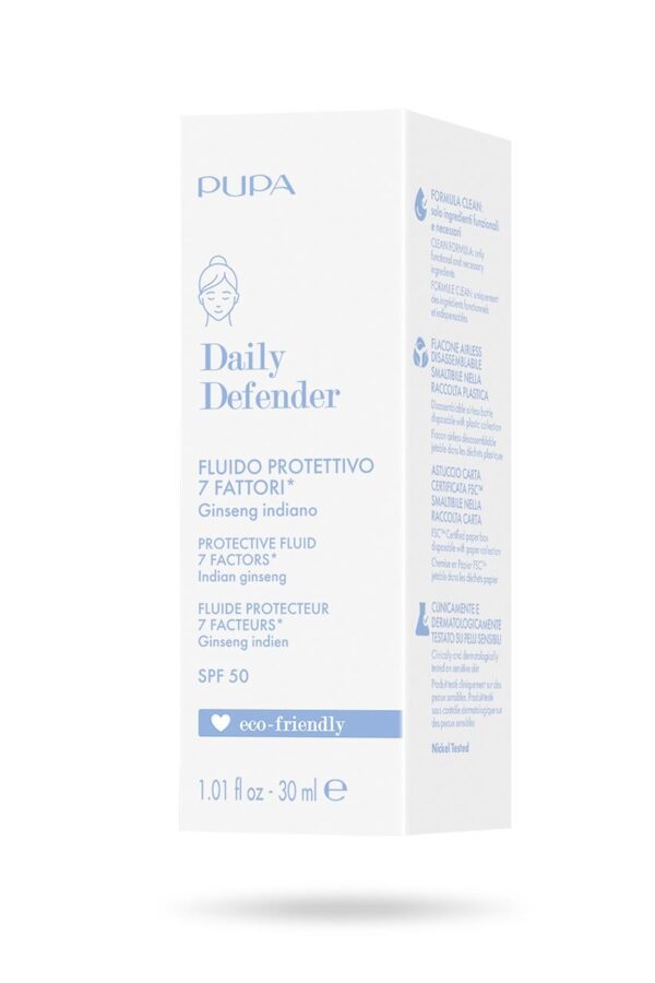 Pupa Näokreem Daily Defender SPF50 30ml 001 Transparent - Image 2