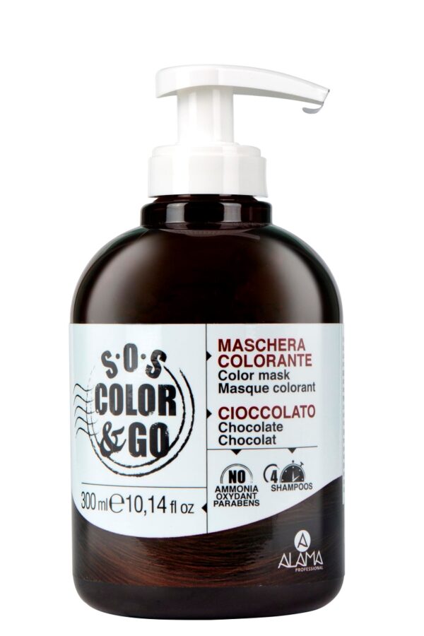 Alama Color&Go Tooniv juuksemask Chocolate 300ml