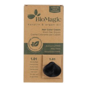 Biomagic Hair Color Cream kreemjas juuksevärv 1.01 Intence Blue Black 60ml