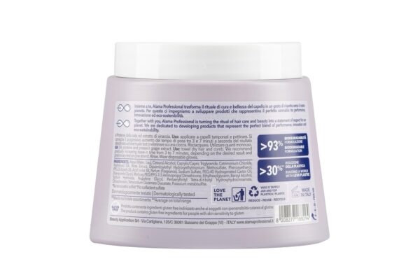 Alama No-Yellow  Violetset pigmenti sisaldav juuksemask 500ml - Image 2