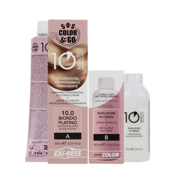 Alama Color & Go Juuksevärv 10.0 platinum blonde - Image 2