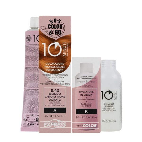 Alama Color & Go Juuksevärv 8.43 light blonde copper golden - Image 2