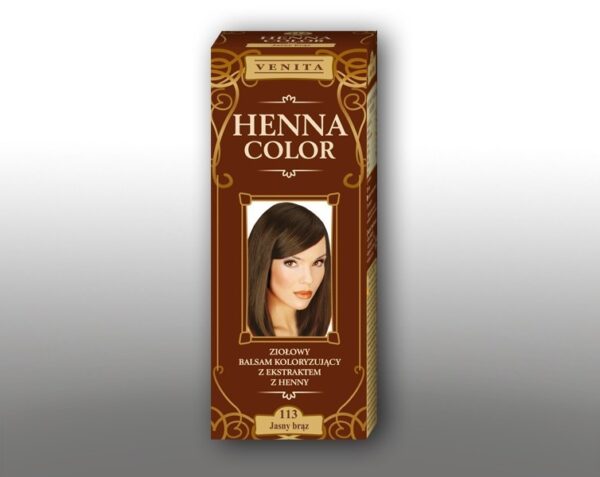 Venita tooniv palsam hennaga 113 "light brown"