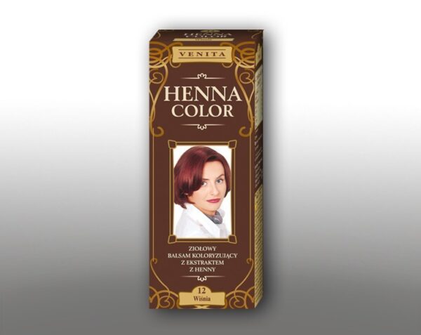 Venita tooniv palsam hennaga 12"cherry" 50 ml