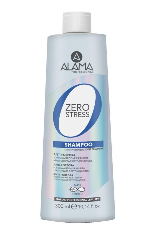 Alama Zero Stress Kõõmavastane šampoon stressis juustele 300ml