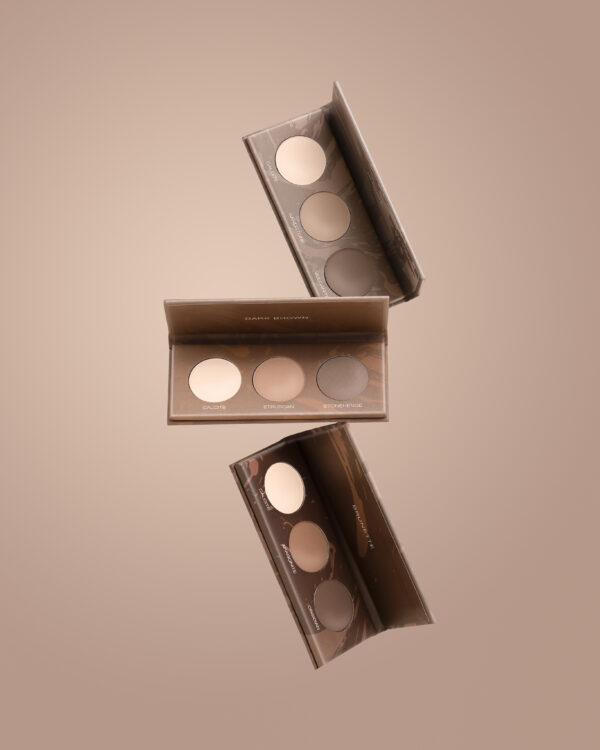 Pierre Rene Brow Palette kulmuvärvide palett 03 "brunette" - Image 7
