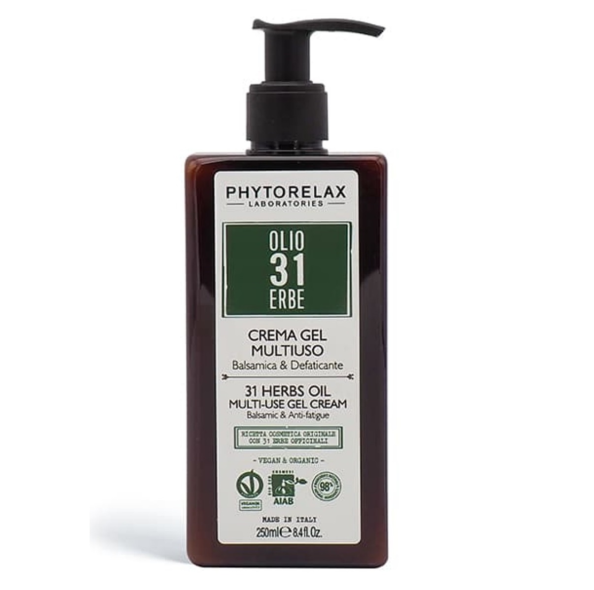 Phytorelax 31 eeterliku taimeõli ja ekstrakti kehapiim 250ml