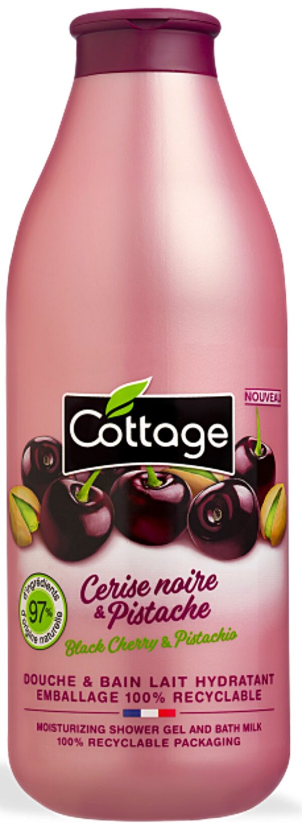 Cottage Vanni-ja dushigeel must kirss ja pistaatsia 750ml