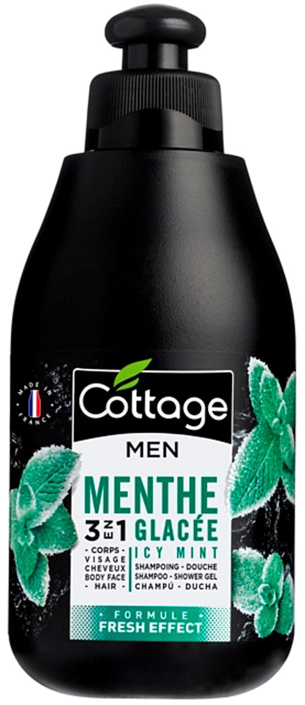 Cottage Dušigeel-šampoon meestele jäine münt 250 ml