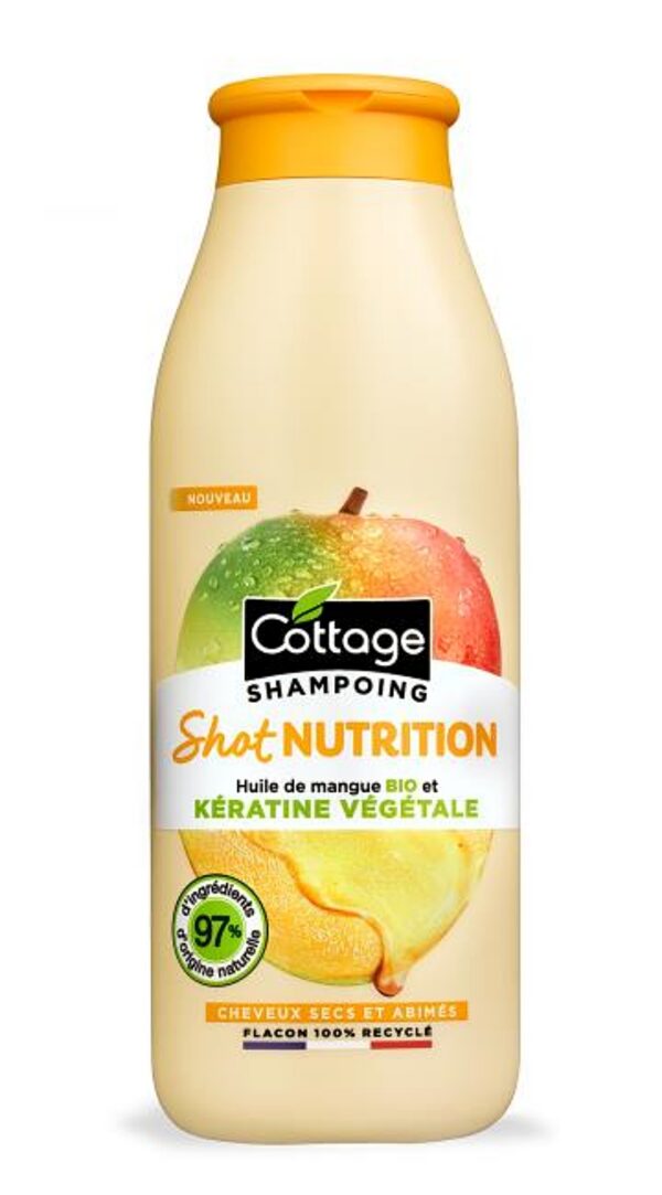 Cottage šampoon kuivad/kahjust. juuksed mango ja keratiin 250ml