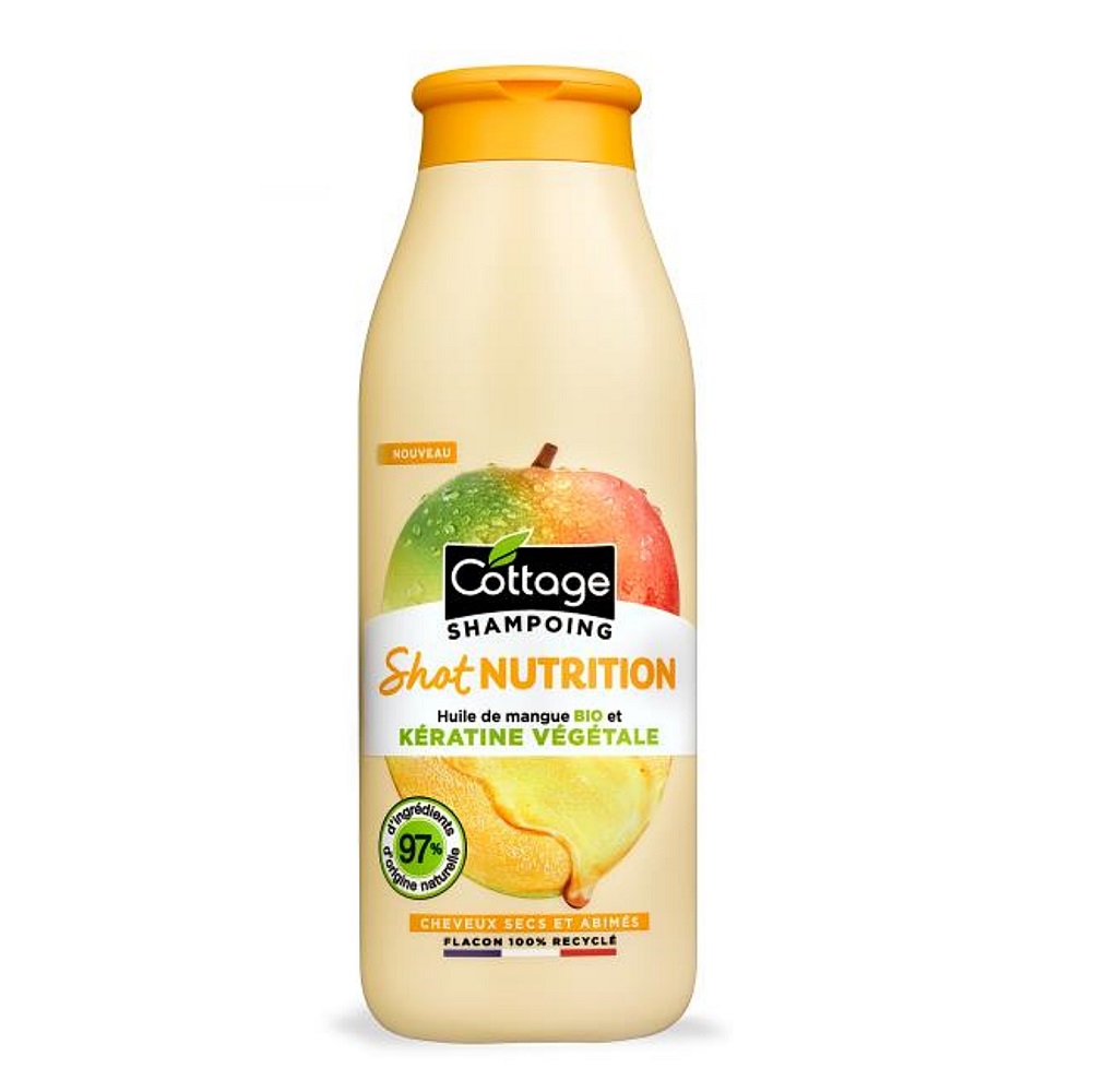 Cottage šampoon kuivad/kahjust. juuksed mango ja keratiin 250ml