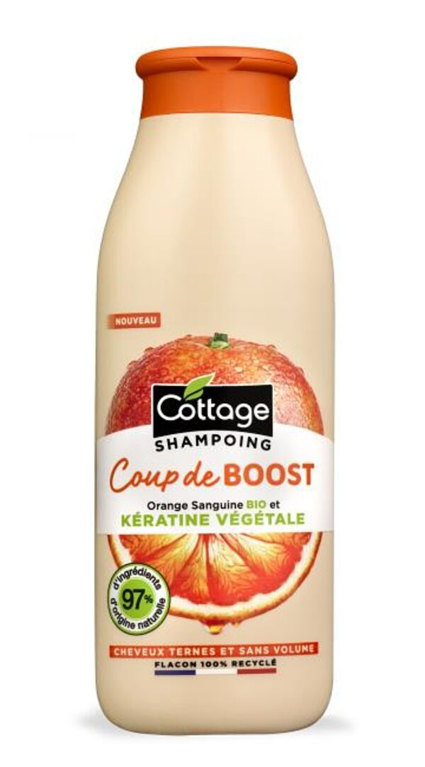 Cottage šampoon elutud/tuhmid juuksed apelsin ja keratiin 250ml