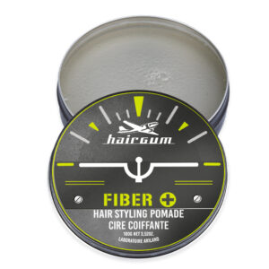 Hairgum Fiber+ Hair Styling Pomade Paindlikku hoiakut andev juuksepumat 100g