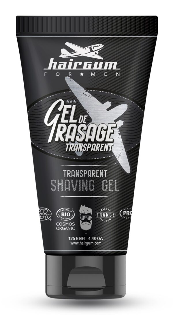Hairgum Transparent Shaving Gel Läbipaistev raseerimisgeel 125g
