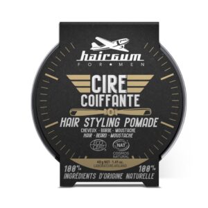 Hairgum Hair, Beard & Moustache Styling Pomade Pumat 3-in-1 juustele, habemele ja vuntsidele 40g