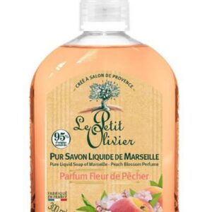 Le Petit Olivier Vedelseep Marseille virsikuõis 300ml