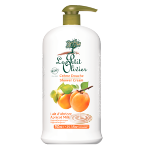Le Petit Olivier kreemjas dušigeel aprikoosipiimaga 750 ml