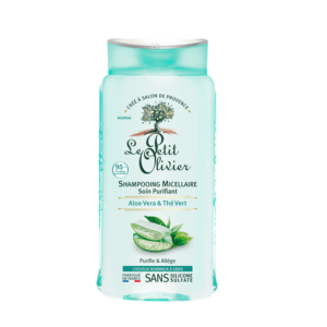 Le Petit Olivier šampoon rasustele juustele aloe vera ja roheline tee 250ml