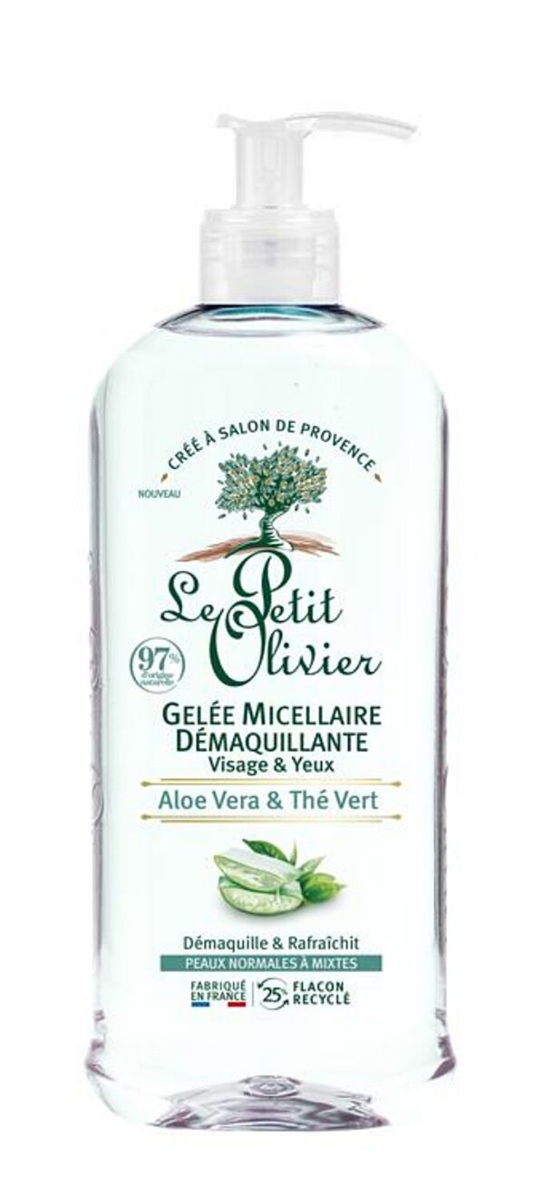 Le Petit Olivier Puhastav mitsellaarne geel näole ja silmadele 400ml