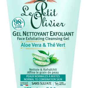 Le Petit Olivier näokoorimisgeel geel aloe vera ja roheline tee 75ml