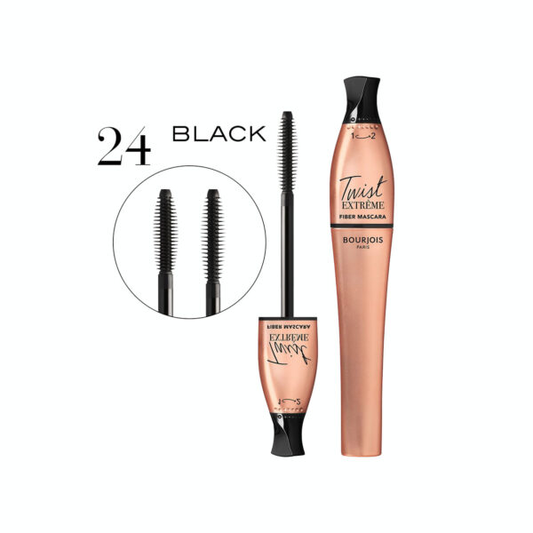 Bourjois Ripsmetušš Twist Extrme Fiber 24 Black - Image 2