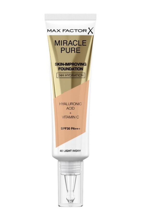 Max Factor Jumestuskreem Miracle Pure Skin-Improving 40 Light Ivory