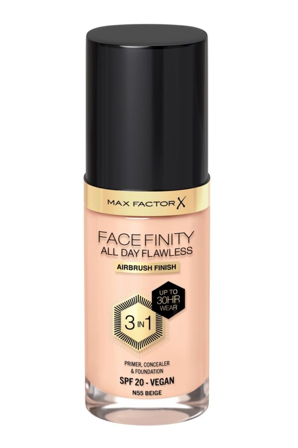 Max Factor Jumestuskreem Facefinity All Day Flawless 3in1 N55 Beige 30ml