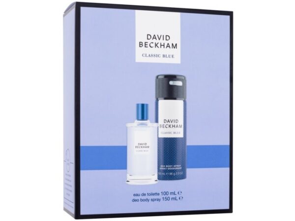 Davis Beckham Classic Blue komplekt EdT 100ml + deodorant 150ml