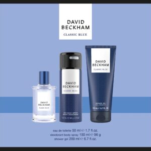 David Beckham Classic Blue Edt 50ml + Shower Gel 200ml + Deodorant 150ml