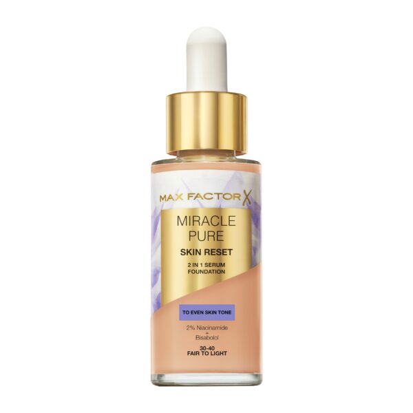 Max Factor Miracle Pure Skin Reset seerumjumestuskreem 30-40 Fair to Light