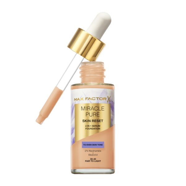 Max Factor Miracle Pure Skin Reset seerumjumestuskreem 30-40 Fair to Light - Image 3