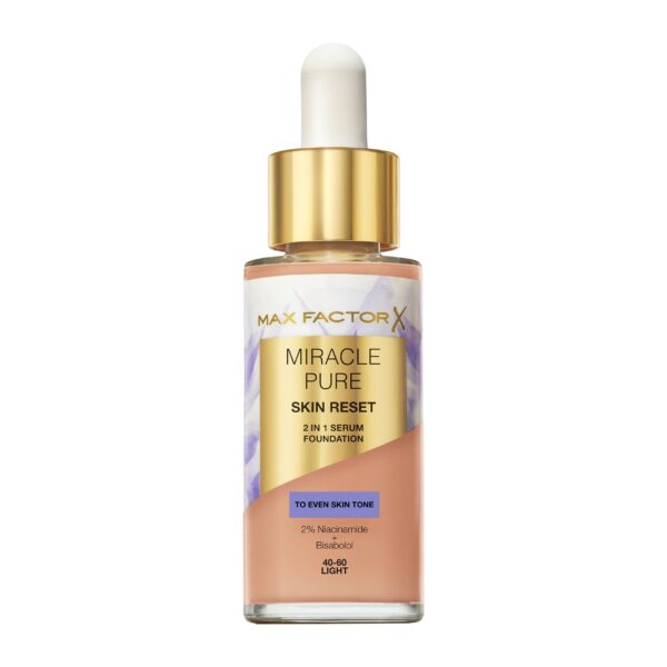 Max Factor Miracle Pure Skin Reset seerumjumestuskreem 40-60 Light