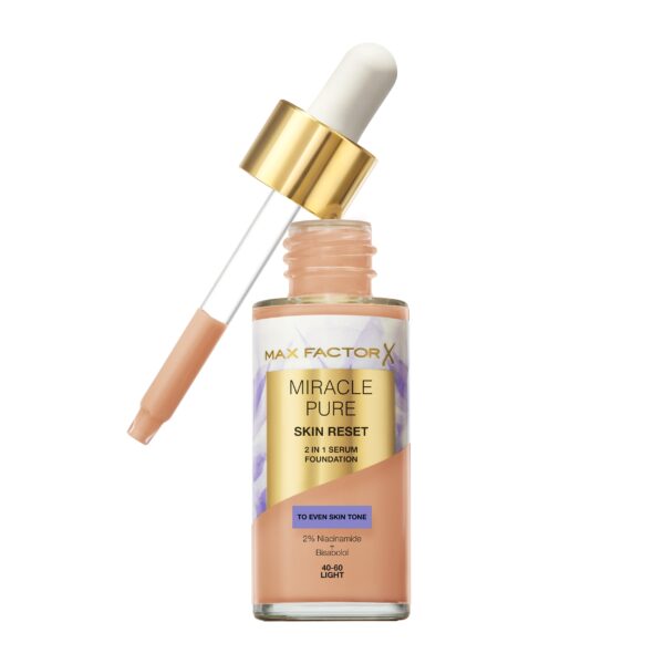 Max Factor Miracle Pure Skin Reset seerumjumestuskreem 40-60 Light - Image 2