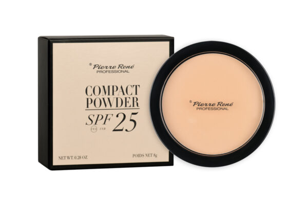Pierre Rene Compact Powder SPF 25 kompaktpuuder 01 "cream"