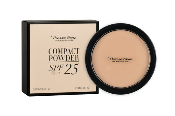 Pierre Rene Compact Powder SPF 25 kompaktpuuder 03 "sand"