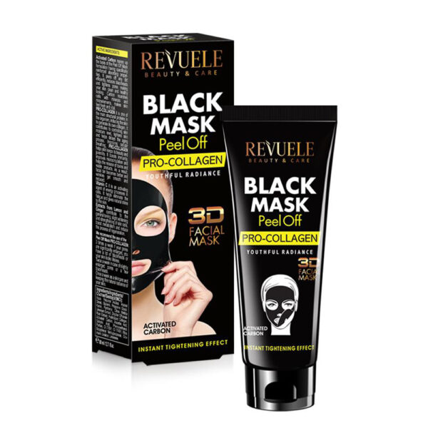 Revuele Black Mask With Procollagen kooriv must mask aktiivsöe ja kollageeniga